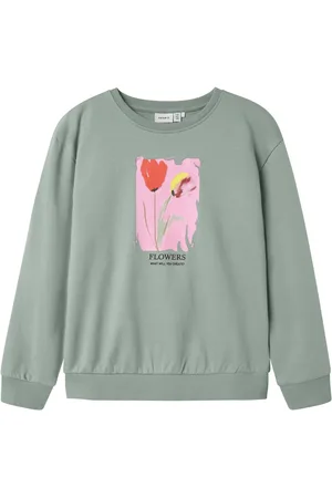 NAME IT Zomer sweat shirt meisjes - blauw - Nkffatama