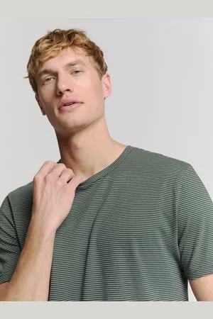 No Excess Crewneck t-shirt met strepen