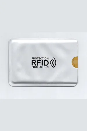 Merkloos RFID Blokkerende Kaarthouder Zilver – Creditcardbeschermer voor Veilig Betalen | Unisex Kaarthoesje | Beschermende Pasjeshouder – Anti-Skim Protectie