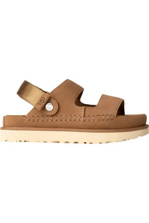 UGG Dames sandaal Goldenstar Glide suede