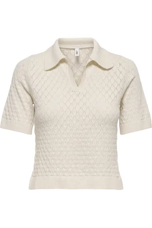 ONLY Cosima Structure Knit Polo Dames
