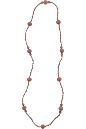 Behave – Ketting – Hout – Klassiek – Grove kralen – 88 cm