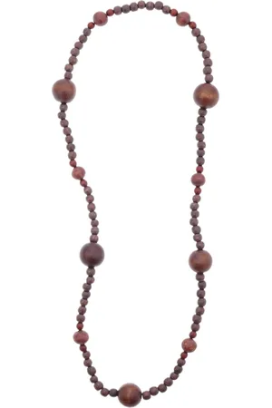 Behave – Ketting – Hout – Nikkelvrij – 88 cm – Geschenkzakje