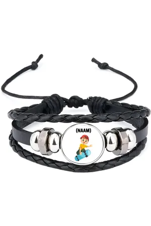 Akyol Skateboarden met eigen naam armband zwart - Sport - skateboarder - skaten