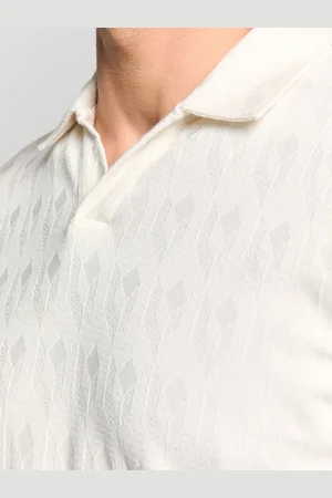 No Excess Jacquard poloshirt