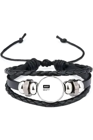 Akyol Ssst eerst koffie dan jij misschien armband zwart - Quotes - mensen die houden van quotes - koffie liefhebbers - quotes - verjaardagscadeau - verjaardag - cadeau - kado - geschenk - gift