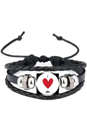 Akyol I love opa armband zwart - Opa - opa