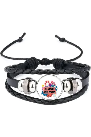 Akyol Mama cadeau - armband zwart - Moeder - moeders - cadeautje - met opdruk - verjaardag - moederdag - mama cadeautjes - moederdag cadeau - verjaardag - liefste mama - leuk kado om te geven