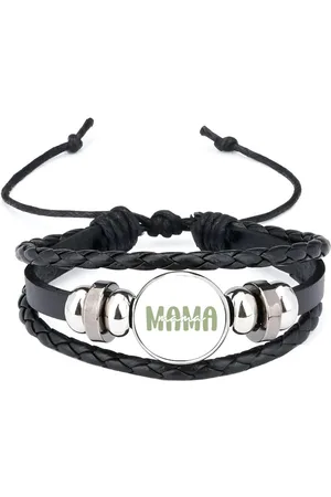 Akyol Mama armband zwart - Mama - moeder - moederdag - cadeau - verjaardag - geschenk