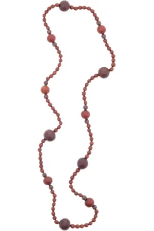 Behave – Ketting – Hout – Fijne kralen – Boho stijl – 88 cm