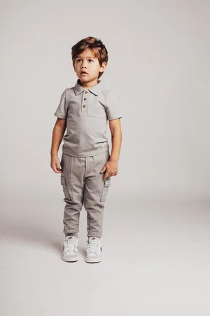 baje studio Rio jersey pants grey elephant | 110-116