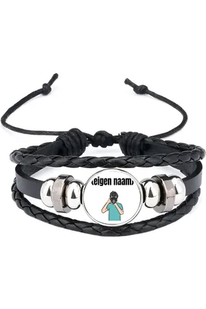 Akyol Fotograaf man met eigen naam armband zwart - Fotograaf - fotografen - leuk cadeau voor iemand die houd van foto