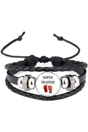 Akyol Super trainer armband zwart - Sport - coach - boxing - trainer - geschenk - verjaardag - love gift