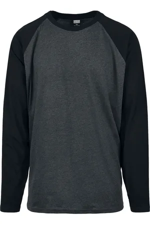 Urban classics Raglan Contrast Longsleeve shirt - M - /Zwart