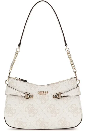 Guess Schoudertas Lorelei Top Zip Shoulder Bag Beige