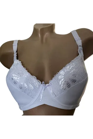 Merkloos Dames Beha met Kant - A8084 - 90D Wit