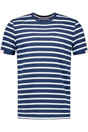 NZA NZA T-shirt Noel Stripes Light Navy