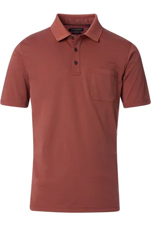 Casa Moda Heren Polo - 993106500 - 487 Burnt Ochre