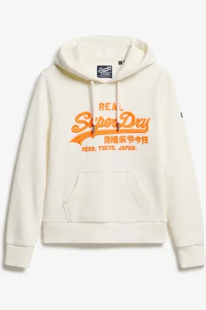 Superdry NEON VL EMB GRAPHIC HOODIE Dames Trui