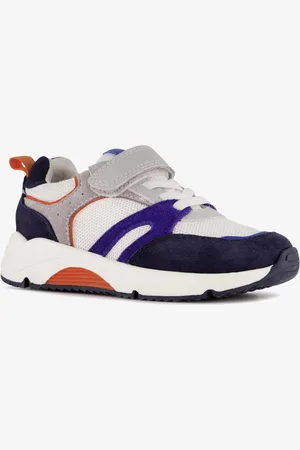 TwoDay Leren jongens sneakers wit