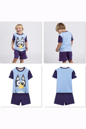 Bluey Pyjama "" French Terry short kids series 5 Jaar