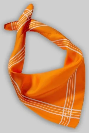Merkloos Bandana witte streep