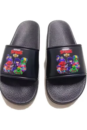 Merkloos Brawl Stars - Brawl Stars Slippers - Badslippers - Slippers - Unisex - Comfortabel - Waterafstotend