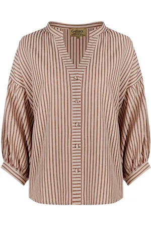 g-maxx Blouse Renata - Cappuccino/Cameo rose