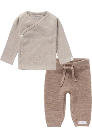Noppies Kledingset - 2 delig - Broek Grover Knit - Shirt nanyuki