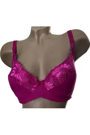 Merkloos Dames Beha met Kant - A8084 - 85D Fuchsia