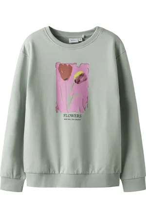 NAME IT Zomer sweat shirt meisjes - blauw - Nkffatama