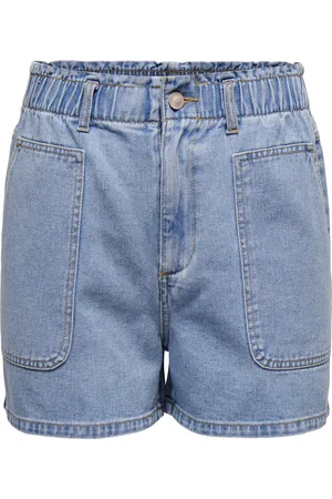 JDY Jacqueline de Yong Broek rafael Hw Pocket Shorts Dnm 15324617 Ligh Blue Denim Dames