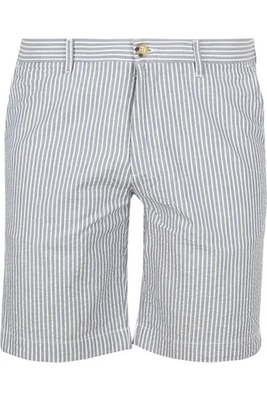 McGregor Shorts Striped Seersucker Medium Blue