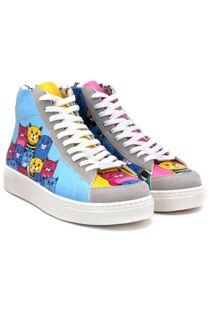 Goby – Color High-Top Sneakers – Handmade & Vegan – Speels & Statement –