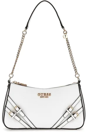 Guess Schoudertas Bramina Top Zip Shoulder Bag Wit