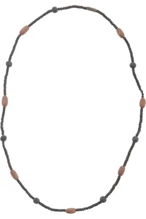 Behave – Kralenketting met houtdetails – Minimalistische stijl – 88 cm