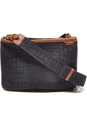 Berba | Riviera 245-110 | Suede crossbody donkerblauw