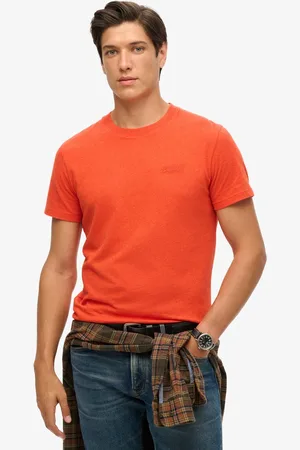 Superdry Heren tshirt Geborduurd Vintage Logo-T-shirt van biologisch katoen