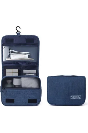 Merkloos Reis Toilettas - - Cosmeticatas Organizer - Reistas - Unisex - Opvouwbare - Ophangbaar - Travel - gift - cadeau