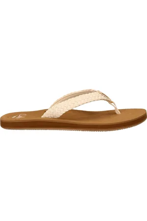 Reef Baja Maria dames slipper - Off White