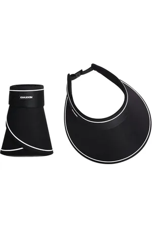 Merkloos Vizieren zonnehoed voor vrouwen - Bescherming sport - Verstelbare brede rand - Strand golf reizen tennis caps - Opvouwbare running