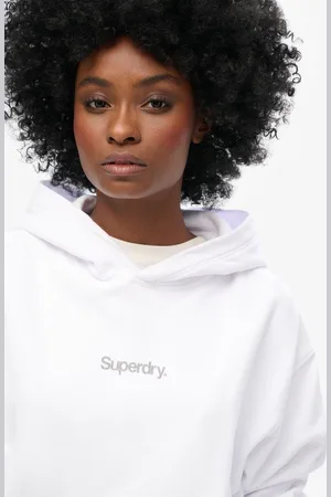 Superdry Core Logo City hoodie met losse pasvorm - Dames - Hoodies