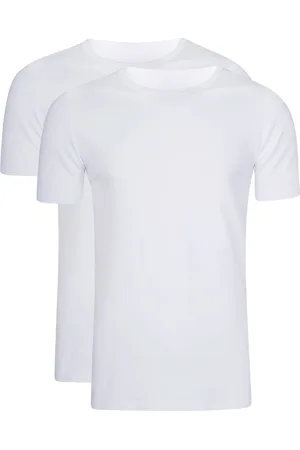 WE Fashion Heren T-shirt, 2-pack