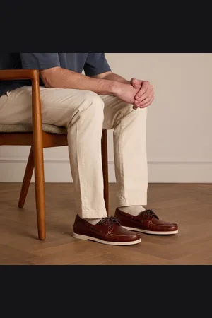 Manfield Heren - leren bootschoenen