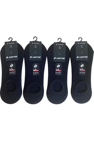 Lotto 6 paar zwarte FOOTIES 43-46 Unisex
