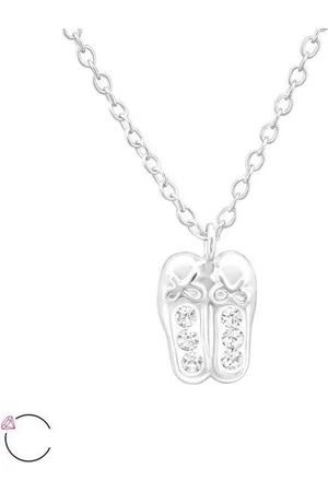 Amanto Kids Ketting Chelsea - 925 E-Coating - Ballet - 7x9mm - 39cm