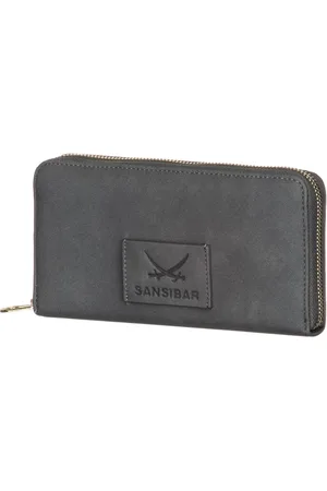 Sansibar Portemonnee Zip Wallet Grijs