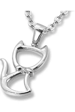 Amanto Ketting Elio - 316L Staal PVD - Poes - 22x15mm - 45cm