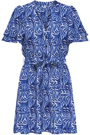 ONLY ONLNOVA LIFE VIS S/S LENIA DRESS AOP - Meisjes - Mini jurken