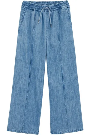 WE Fashion Meisjes denim straight fit broek